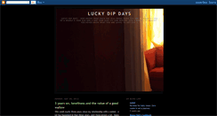 Desktop Screenshot of luckydipdays.blogspot.com