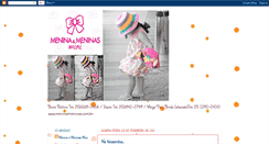 Desktop Screenshot of meninaemeninasmini.blogspot.com