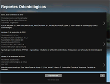 Tablet Screenshot of odontoreportes.blogspot.com