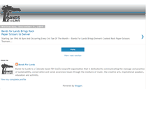 Tablet Screenshot of bandsforlands.blogspot.com