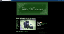 Desktop Screenshot of miniaturascida.blogspot.com