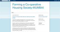 Desktop Screenshot of cooperativehousingsociety.blogspot.com