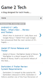 Mobile Screenshot of game2tech.blogspot.com