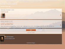 Tablet Screenshot of kristinkosiewicz.blogspot.com