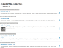 Tablet Screenshot of experientialweddings.blogspot.com