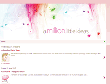 Tablet Screenshot of amillionlittleideas.blogspot.com