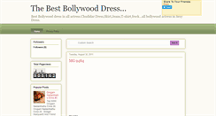 Desktop Screenshot of bollywooddress.blogspot.com