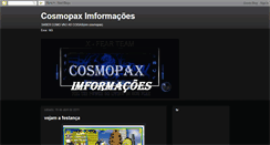 Desktop Screenshot of cosmopaxtudodebem.blogspot.com