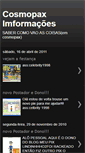 Mobile Screenshot of cosmopaxtudodebem.blogspot.com