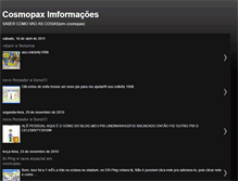 Tablet Screenshot of cosmopaxtudodebem.blogspot.com