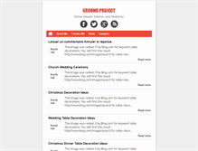 Tablet Screenshot of groundupproject.blogspot.com