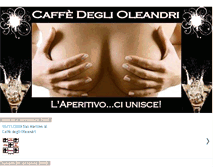 Tablet Screenshot of caffedeglioleandrihappyhours.blogspot.com