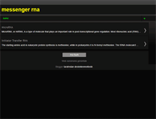 Tablet Screenshot of messenger-rna.blogspot.com