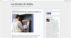 Desktop Screenshot of lasdeudasdegabby.blogspot.com