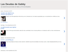 Tablet Screenshot of lasdeudasdegabby.blogspot.com