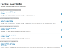 Tablet Screenshot of homiliasdominicales.blogspot.com
