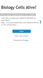 Mobile Screenshot of ehretcellsalive.blogspot.com