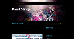 Desktop Screenshot of bandslinger.blogspot.com