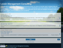 Tablet Screenshot of locsinmanagementconsulting.blogspot.com