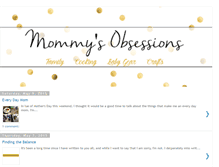 Tablet Screenshot of mommyscraftobsession.blogspot.com