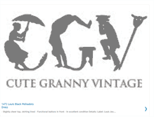 Tablet Screenshot of cutegrannyvintage.blogspot.com