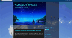 Desktop Screenshot of kidnappeddreams.blogspot.com