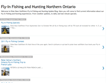 Tablet Screenshot of flyinfishingandhunting.blogspot.com