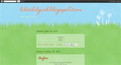 Desktop Screenshot of lilaclilgirl.blogspot.com