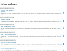Tablet Screenshot of natuurverhalen.blogspot.com