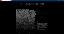 Desktop Screenshot of expressomaker.blogspot.com