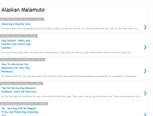 Tablet Screenshot of alaskanmalamutedog.blogspot.com