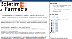 Desktop Screenshot of boletimdafarmacia.blogspot.com