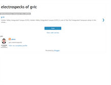 Tablet Screenshot of gvic-electrospecks.blogspot.com