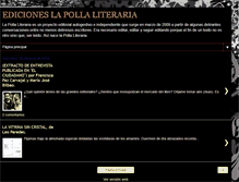 Tablet Screenshot of lapollaliteraria.blogspot.com