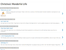 Tablet Screenshot of christinaswonderfullife.blogspot.com