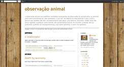 Desktop Screenshot of observacaoanimal.blogspot.com