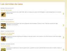 Tablet Screenshot of lascomidasdecasa.blogspot.com