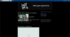 Desktop Screenshot of hellyessprints.blogspot.com