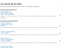 Tablet Screenshot of cuentadedias.blogspot.com
