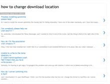 Tablet Screenshot of howtochangedownloadlocation.blogspot.com