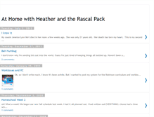 Tablet Screenshot of homewithheatherandthepack.blogspot.com