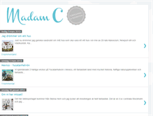 Tablet Screenshot of madam-c.blogspot.com