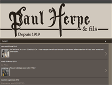 Tablet Screenshot of paul-herpe.blogspot.com