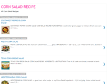 Tablet Screenshot of corn-salad-recipe.blogspot.com