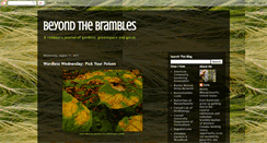Desktop Screenshot of beyondthebrambles.blogspot.com