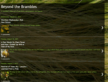 Tablet Screenshot of beyondthebrambles.blogspot.com