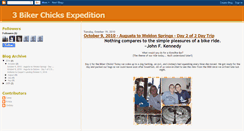 Desktop Screenshot of 3bikerchicks.blogspot.com