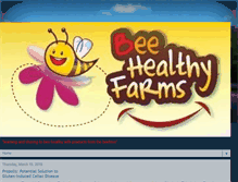 Tablet Screenshot of beehealthyfarms.blogspot.com