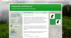 Desktop Screenshot of clintonvillechronicle.blogspot.com