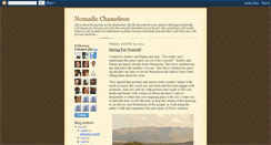 Desktop Screenshot of nomadicchameleon.blogspot.com
